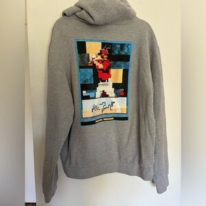 PSA Card x Adam Lister Collab MLB Men’s Grey Sweatshirt Hoodie Size Large